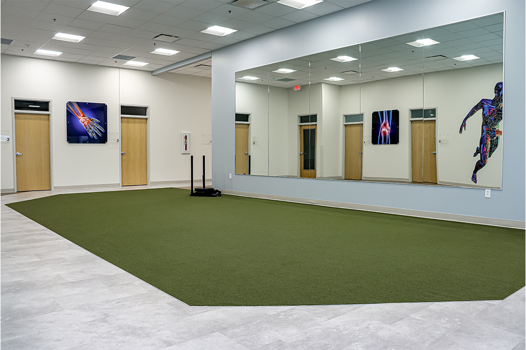 Advanced Orthopedics New Building Physical Therapy Space